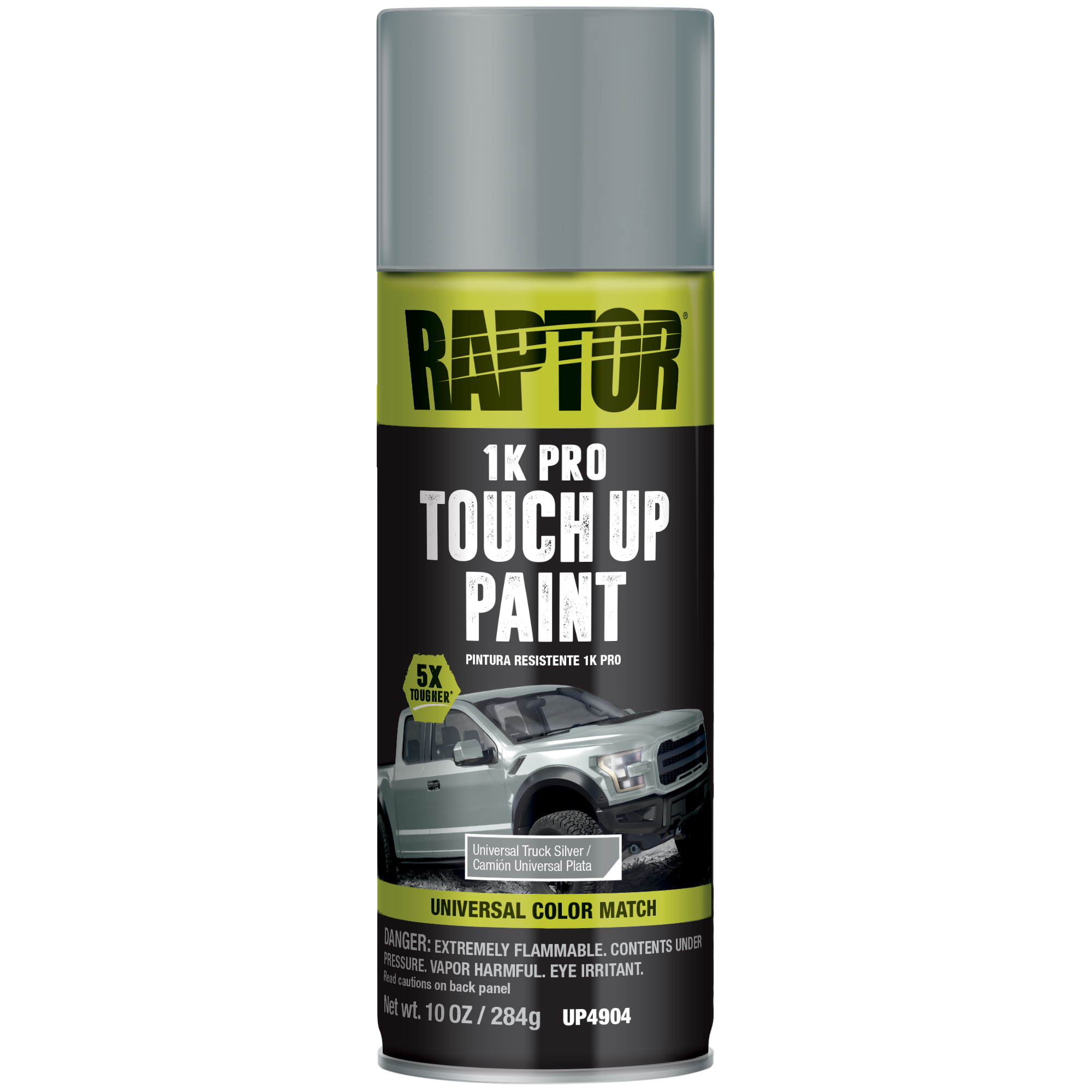 Raptor Touch Up Paint — Universal Silver, 1K Professional Grade, 12 Pcs, Model# UP4904